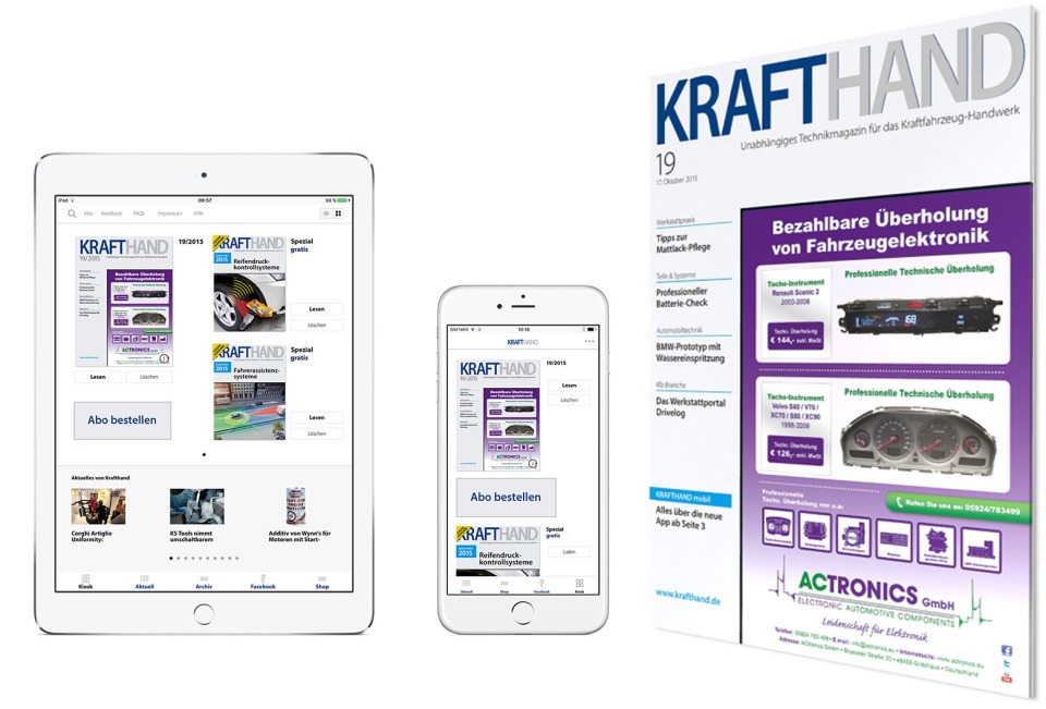 Digitales Serviceheft - Krafthand